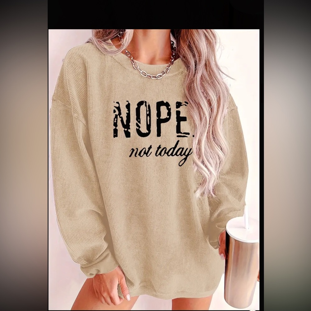 Graphic Slogan sweatshirt
